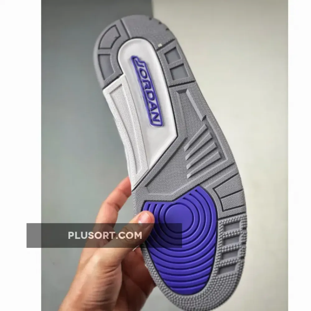 Panda x Air Jordan 3 White/Black-Dark Iris