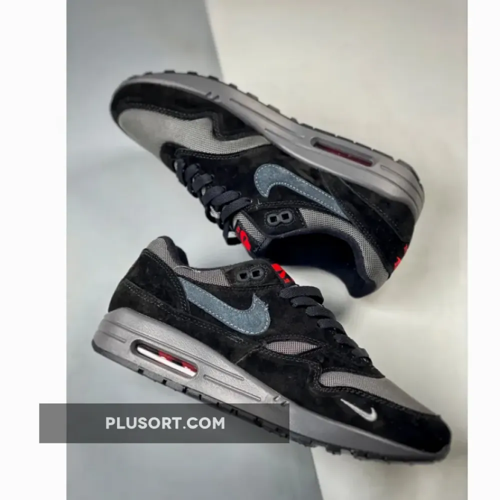 Nike Air Max 1 Bred Black/University Red  FV6910-001