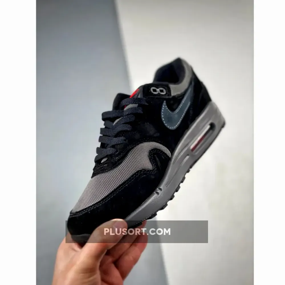 Nike Air Max 1 Bred Black/University Red  FV6910-001