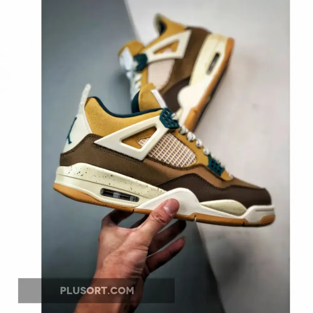 Air Jordan 4 Cacao Wow/Geode Teal-Ale Brown  FB2214-200