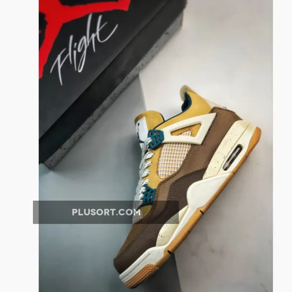 Air Jordan 4 Cacao Wow/Geode Teal-Ale Brown  FB2214-200