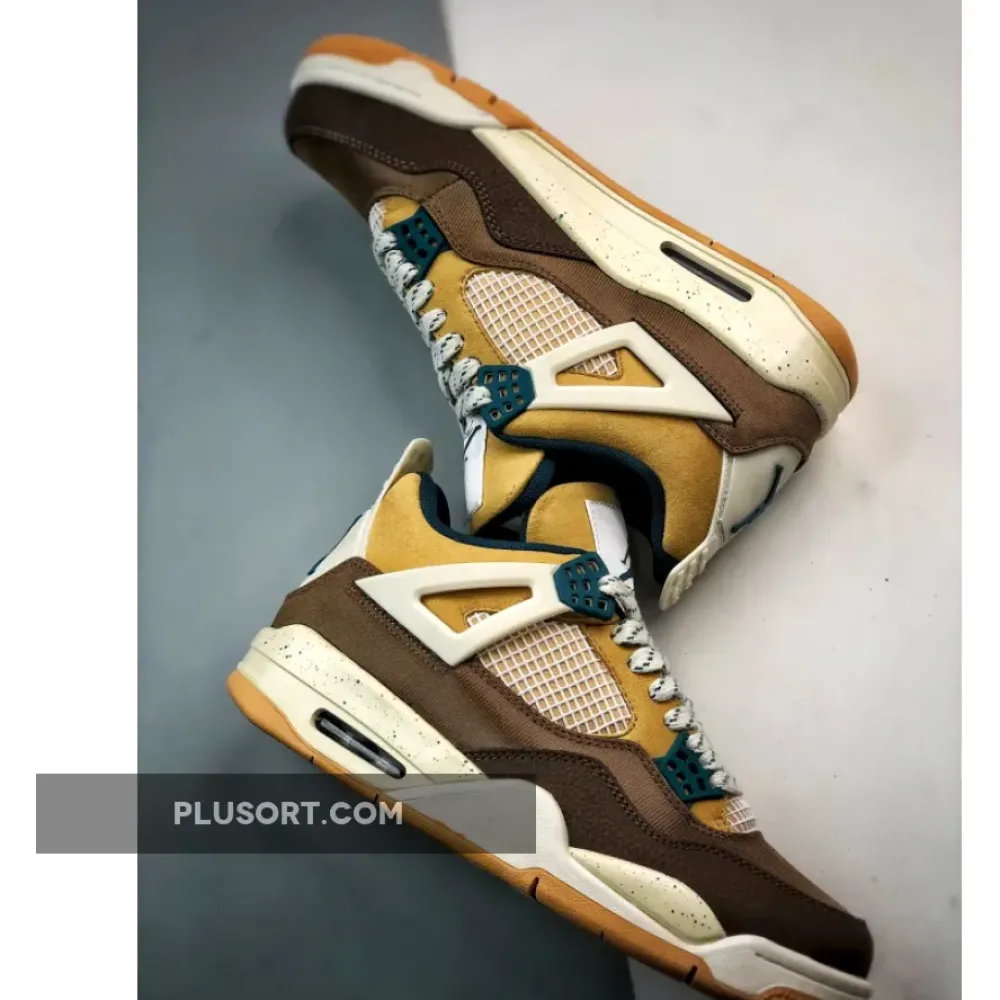 Air Jordan 4 Cacao Wow/Geode Teal-Ale Brown  FB2214-200