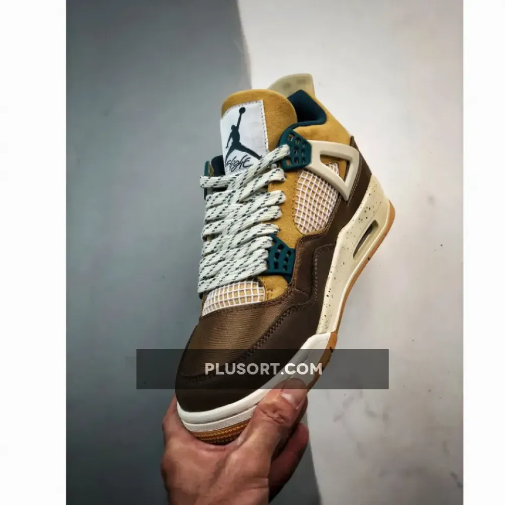 Air Jordan 4 Cacao Wow/Geode Teal-Ale Brown  FB2214-200