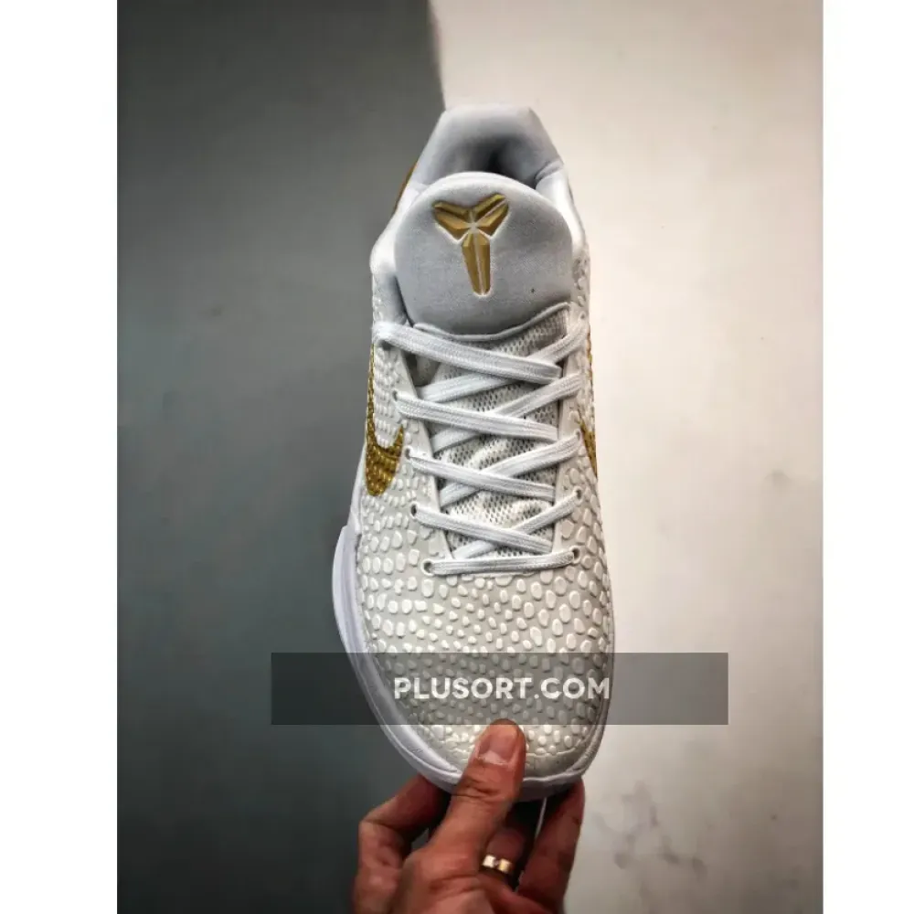 Nike Kobe 6 Protro “BHM” White/Metallic Gold