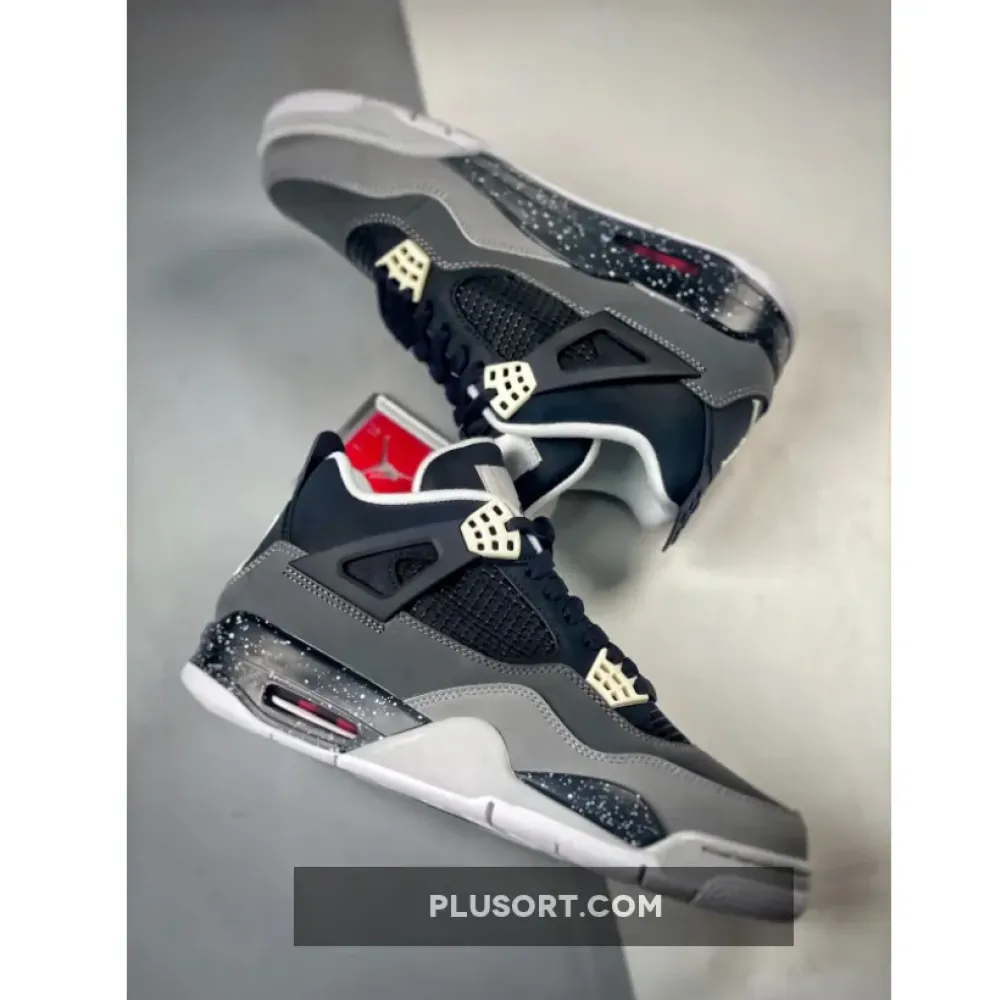 Air Jordan 4 Retro ‘Fear’ Black/White-Cool Grey  626969-030