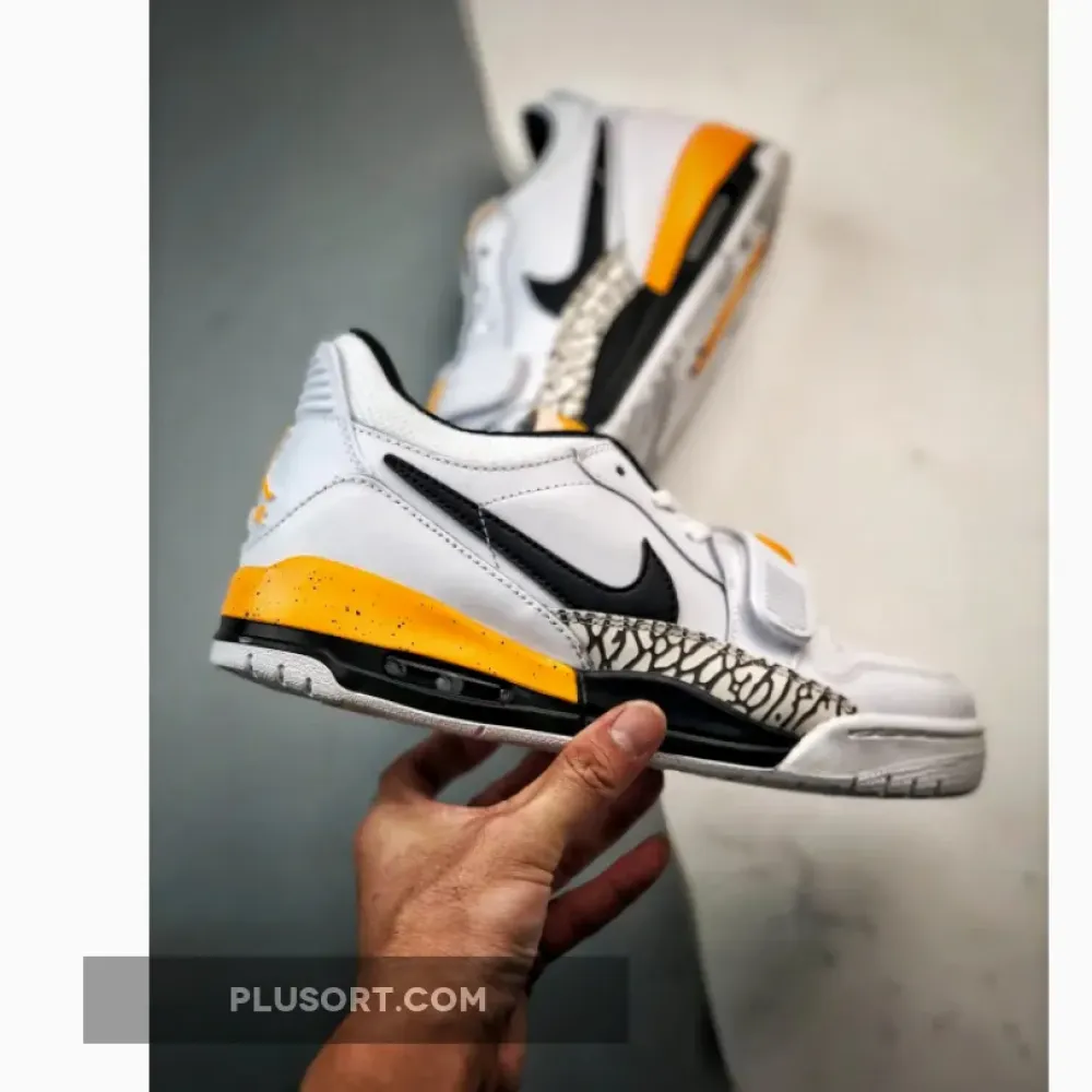 Jordan Legacy 312 Low ‘Rare Air’ White/Black/Yellow  CD7069-107