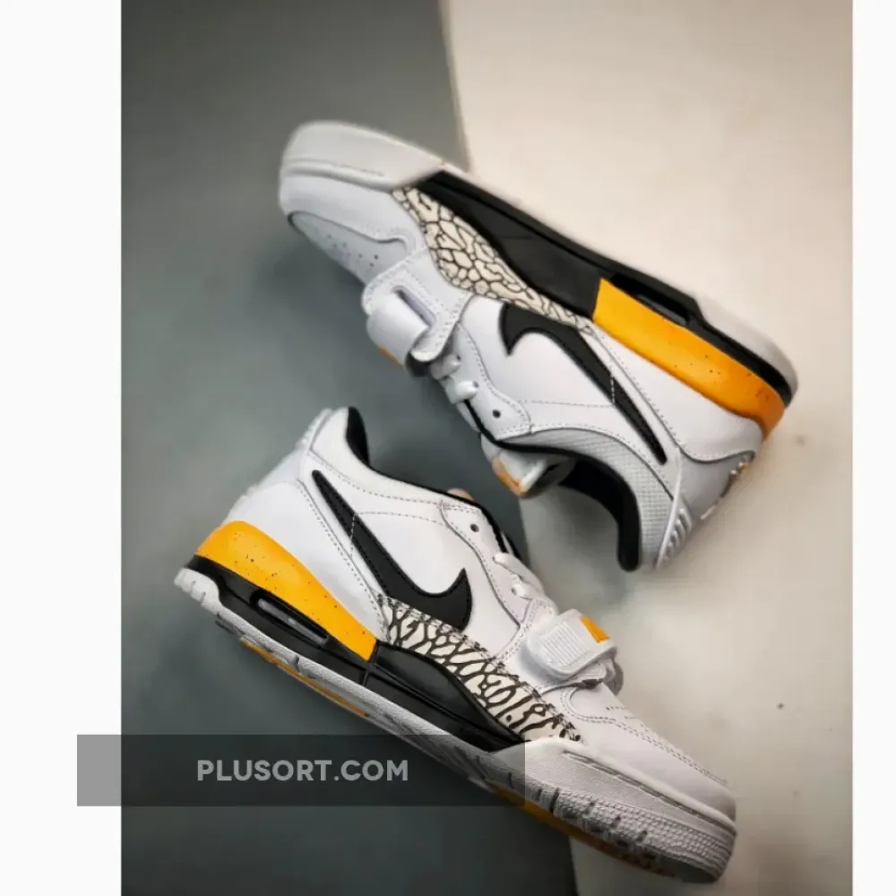 Jordan Legacy 312 Low ‘Rare Air’ White/Black/Yellow  CD7069-107