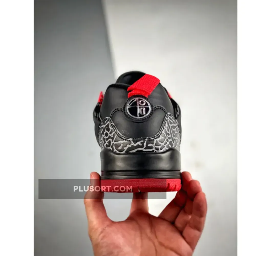 Jordan Spizike Low “Bred” Black/Gym Red-Sail  FQ1759-006