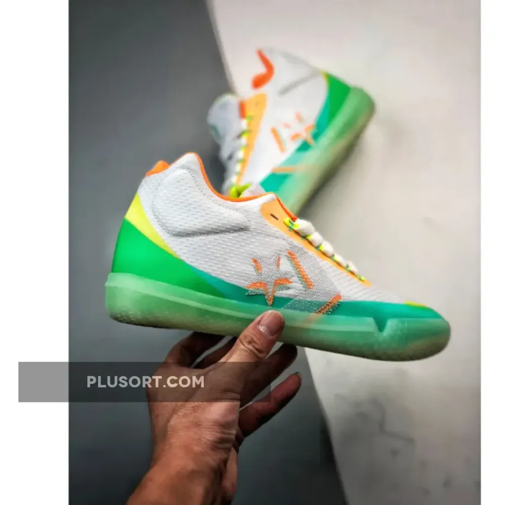 Converse All Star BB Evo Mid ‘Hi‑Vis’ White Green Glow  169511C