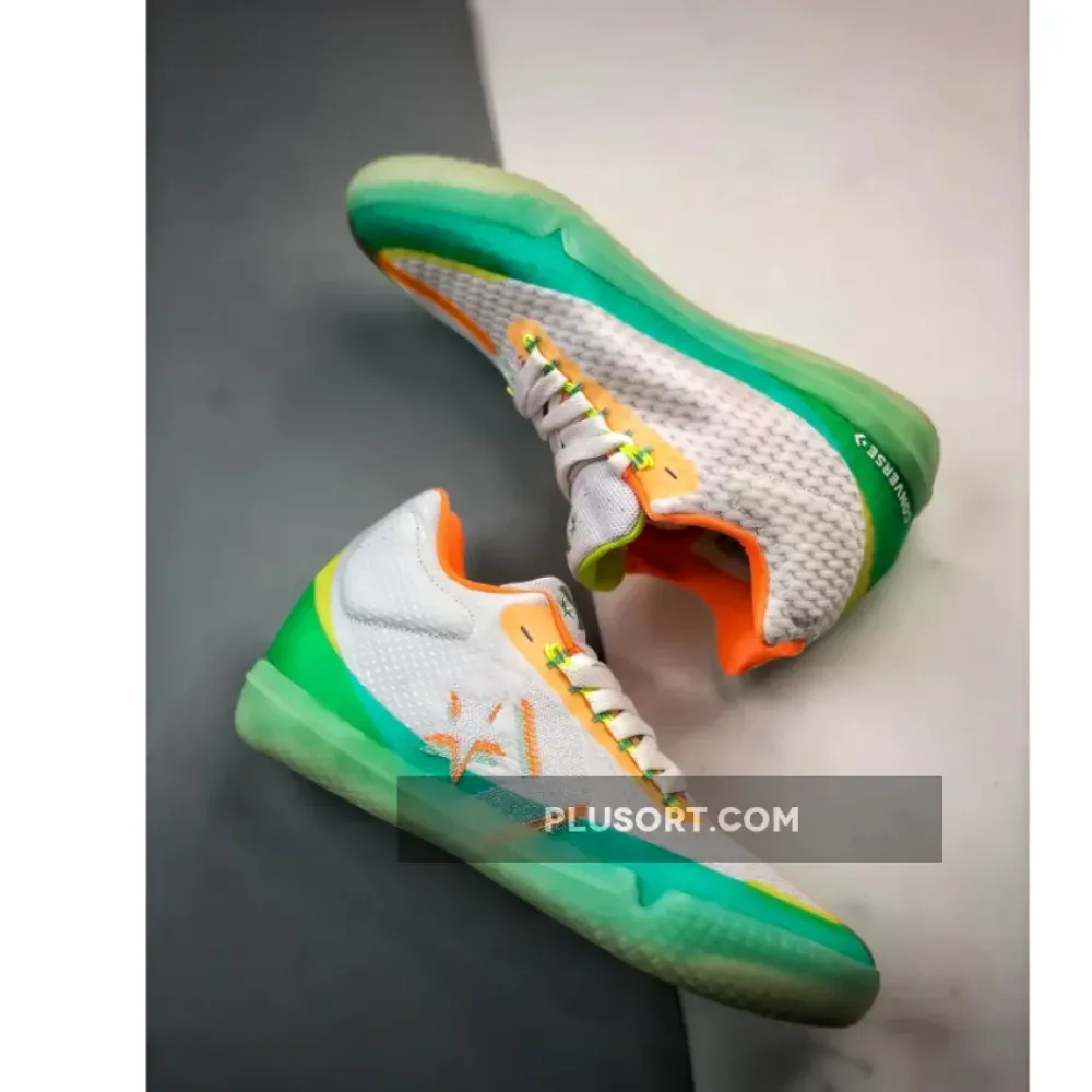 Converse All Star BB Evo Mid ‘Hi‑Vis’ White Green Glow  169511C