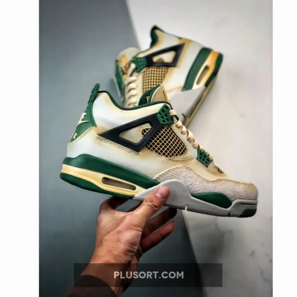 Air Jordan 4 Sail Green