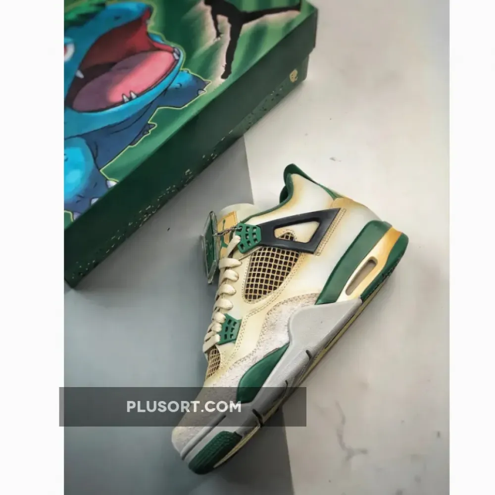 Air Jordan 4 Sail Green