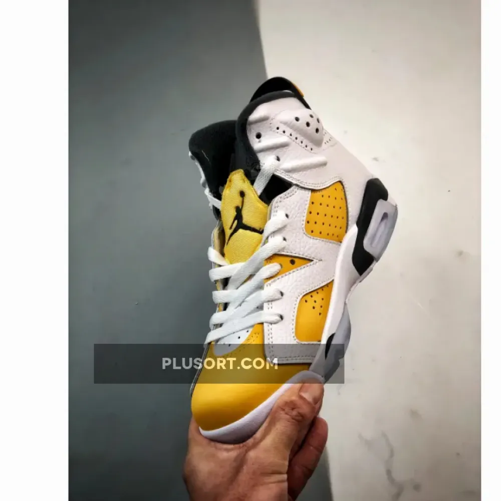 Air Jordan 6 White/Yellow Ochre-Black  CT8529-170