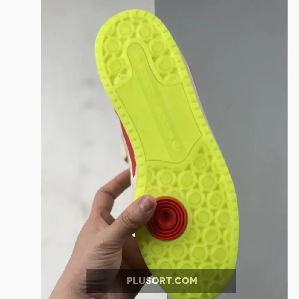 The Grinch x adidas Forum Low Cream White/Solar Slime  ID3512