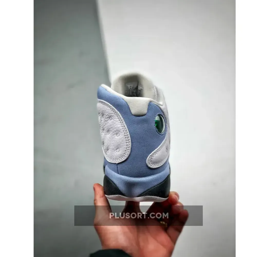 Air Jordan 13 White/Yellow Ochre-Blue Grey-Black  414571-170