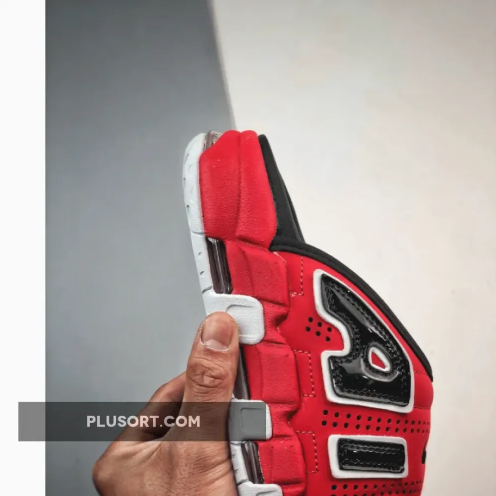 Nike Air More Uptempo Slide “Red/Black” FJ6305-600 FJ6035-600