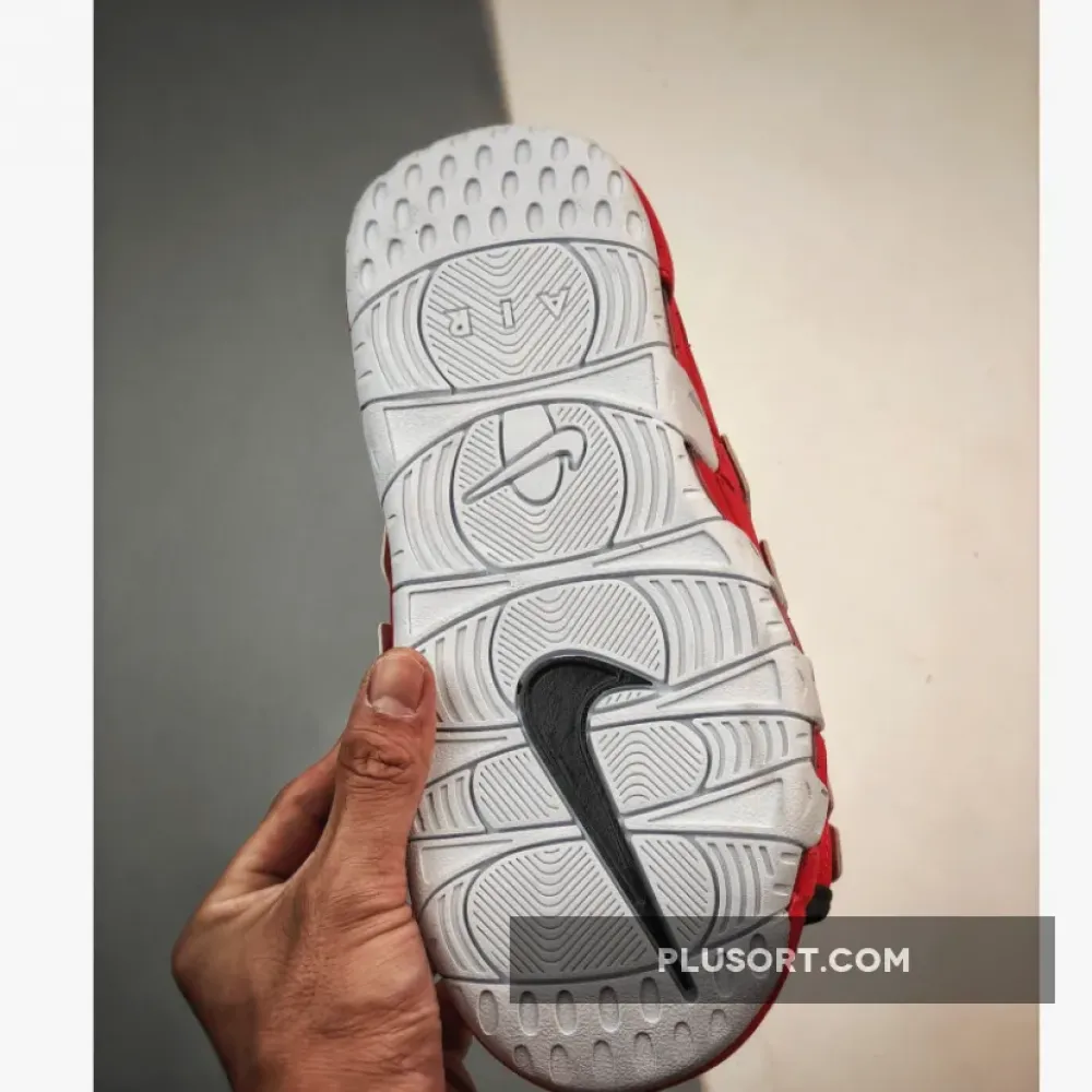 Nike Air More Uptempo Slide “Red/Black” FJ6305-600 FJ6035-600