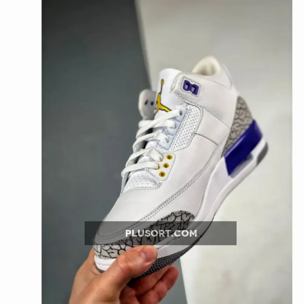 Air Jordan 3 Retro Kobe Bryant PE White Purple  869802-907