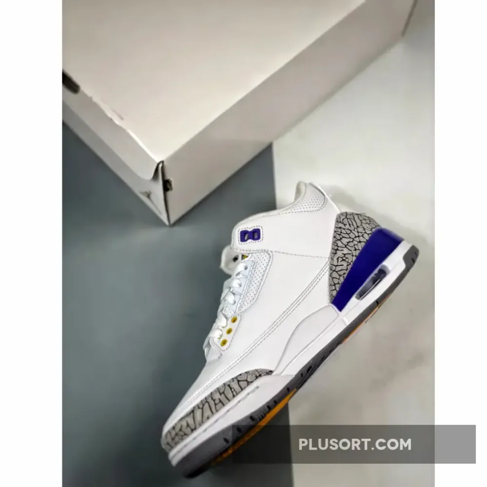 Air Jordan 3 Retro Kobe Bryant PE White Purple  869802-907