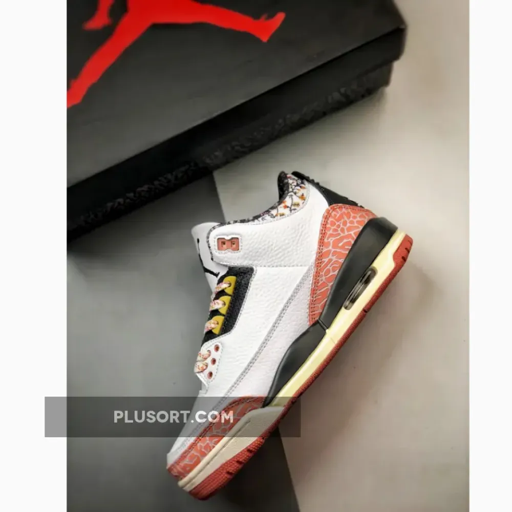 Air Jordan 3 “Vintage Floral” White/Red Stardust  441140-100