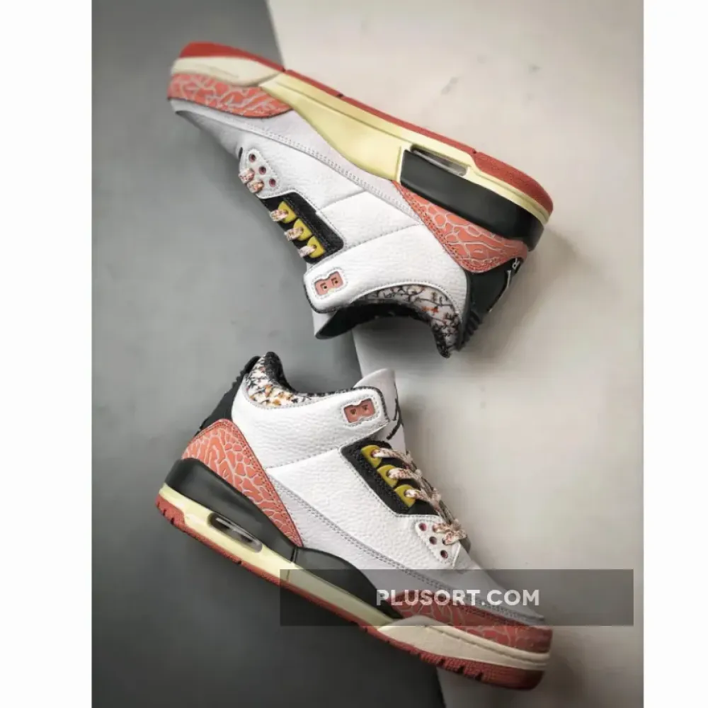 Air Jordan 3 “Vintage Floral” White/Red Stardust  441140-100
