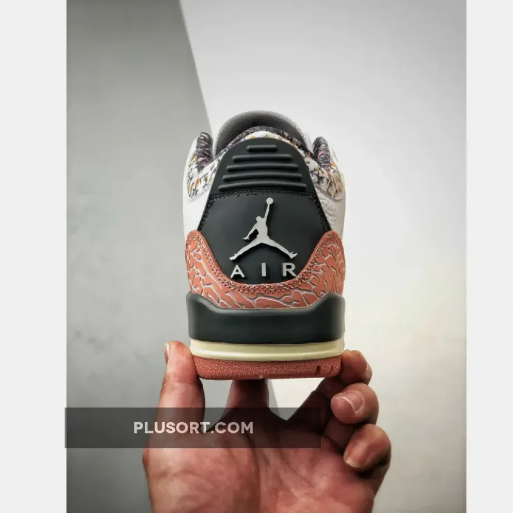 Air Jordan 3 “Vintage Floral” White/Red Stardust  441140-100