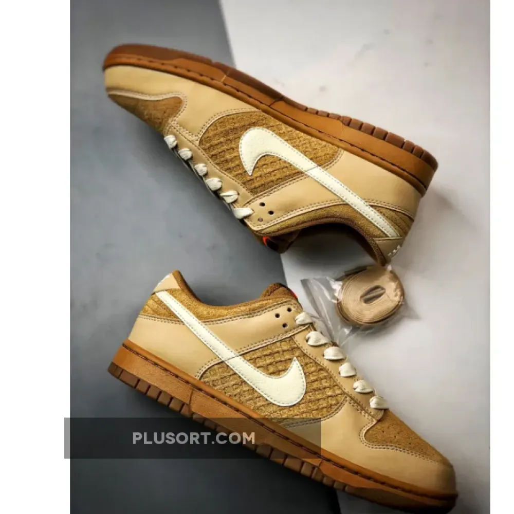 Nike Dunk Low “Waffle” Brown/White  FZ4041-744