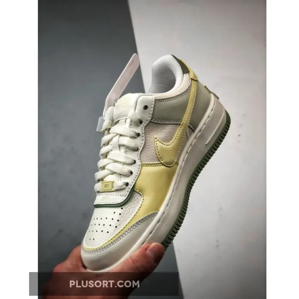 Nike Air Force 1 Shadow Pale Ivory Oil Green  FN6335-101