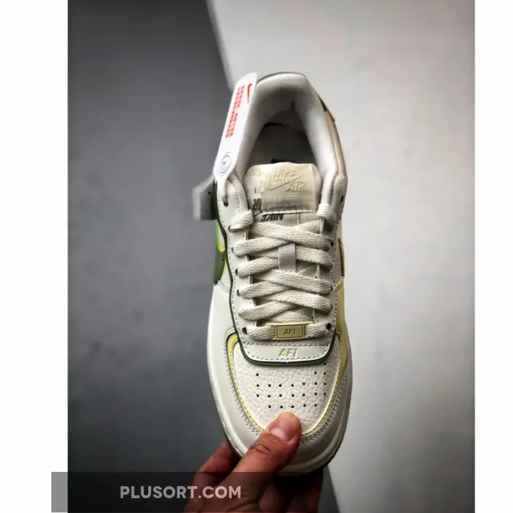 Nike Air Force 1 Shadow Pale Ivory Oil Green  FN6335-101