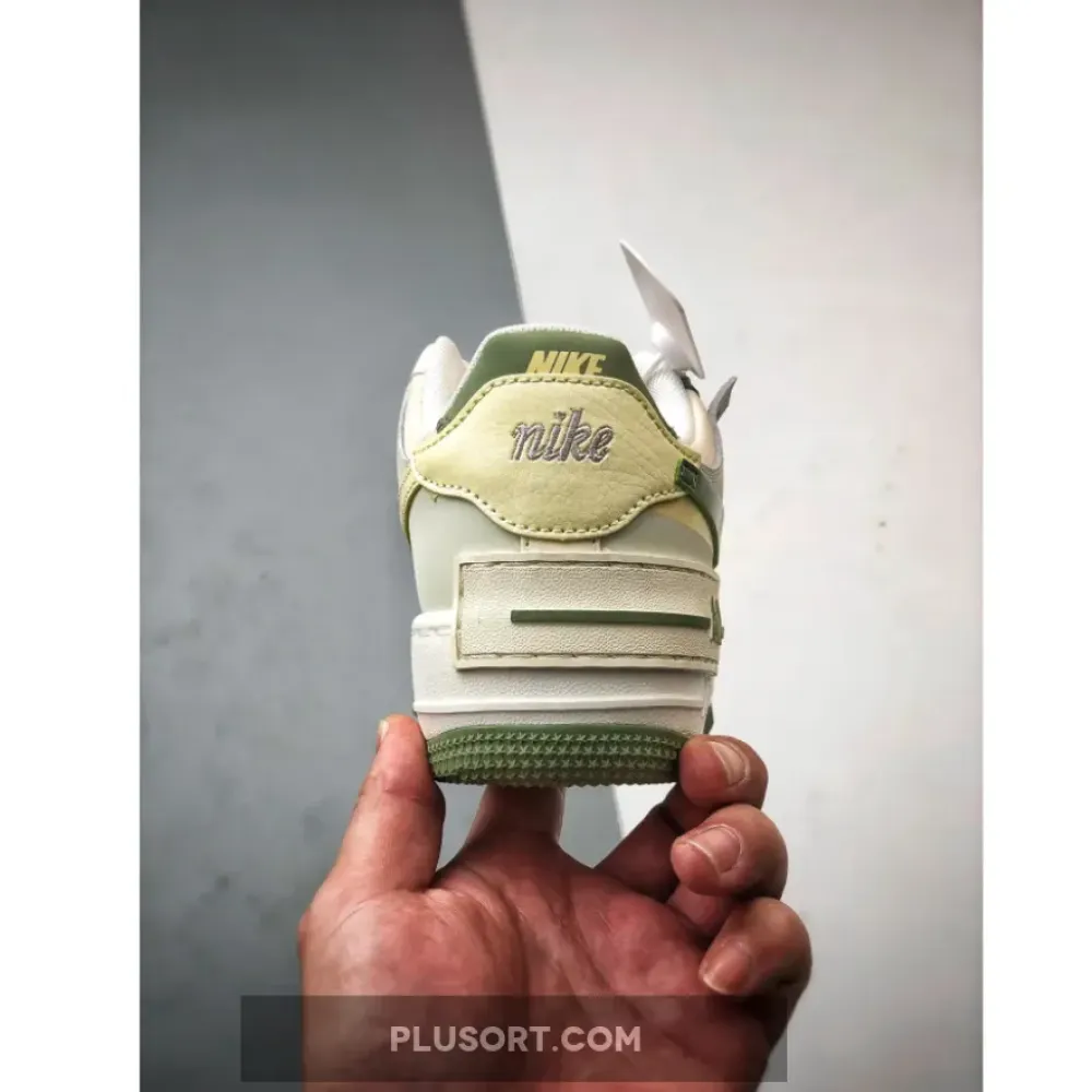 Nike Air Force 1 Shadow Pale Ivory Oil Green  FN6335-101