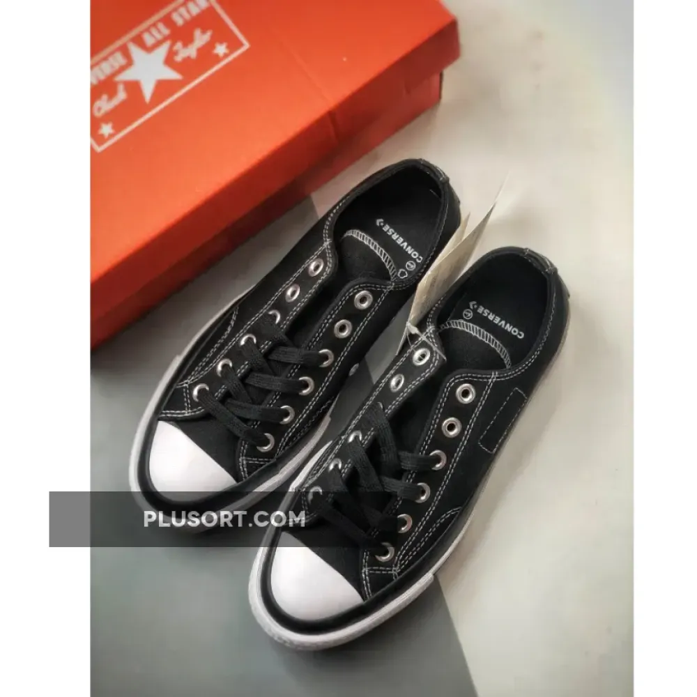 7 MONCLER x fragment design x Converse Chuck 70 Ox Black White 169069C