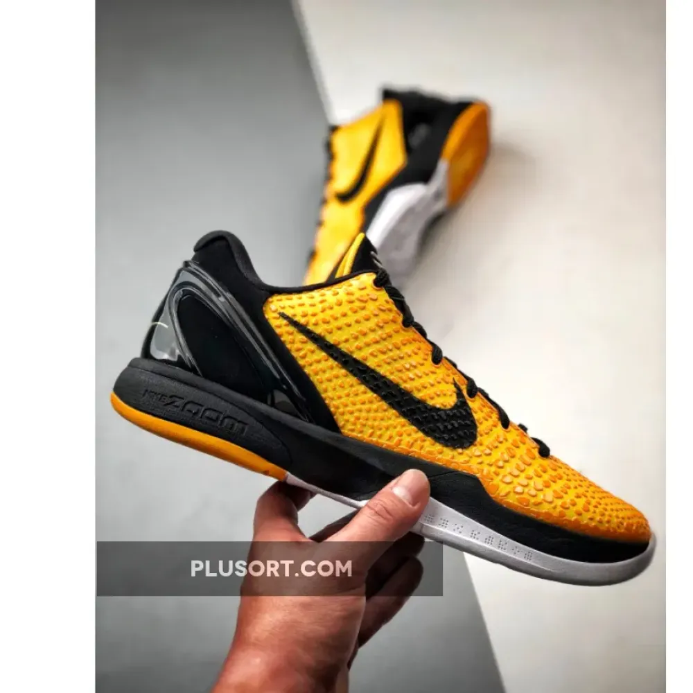 Nike Kobe 6 Del Sol/Lightbulb-Black-Tour Yellow  429659-700