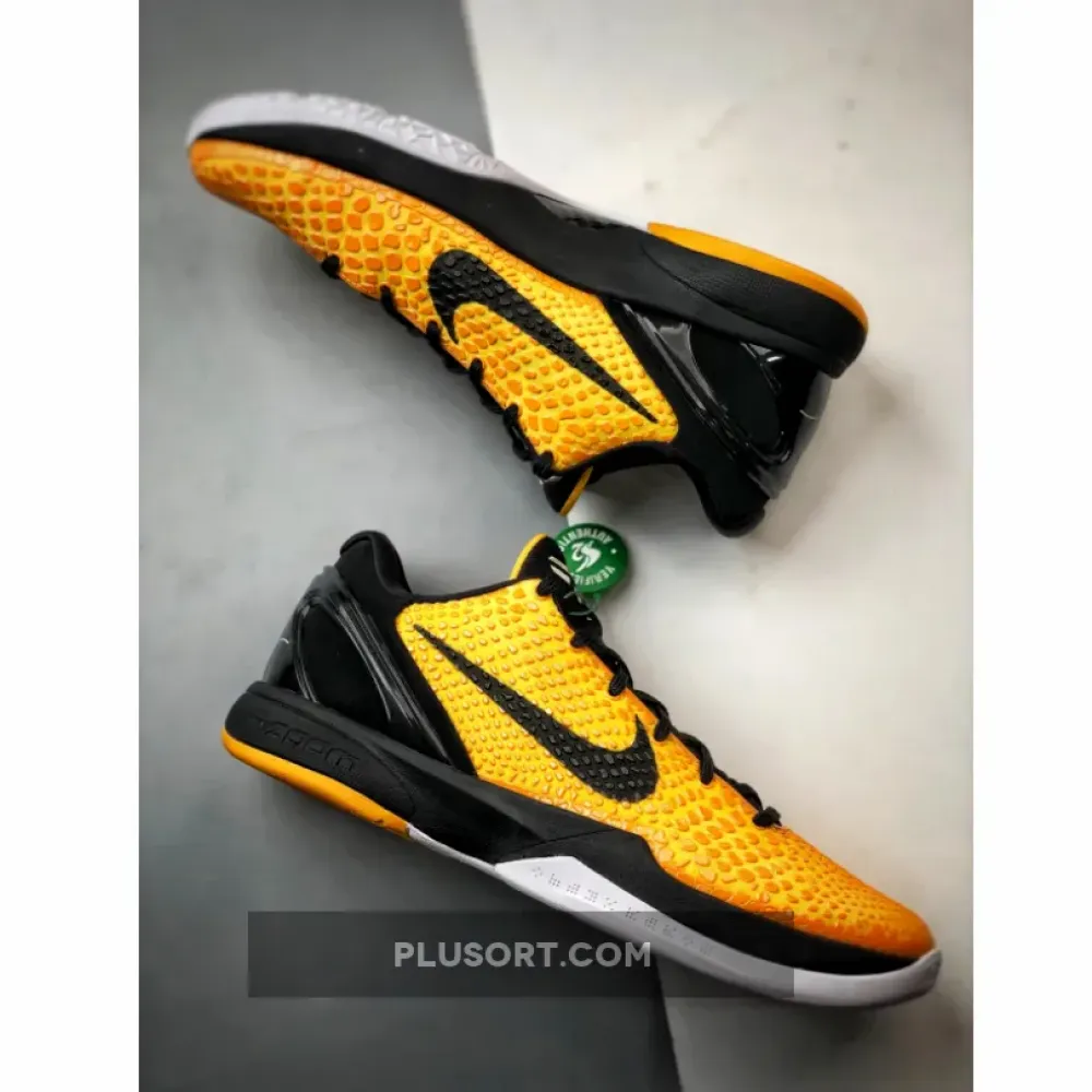 Nike Kobe 6 Del Sol/Lightbulb-Black-Tour Yellow  429659-700