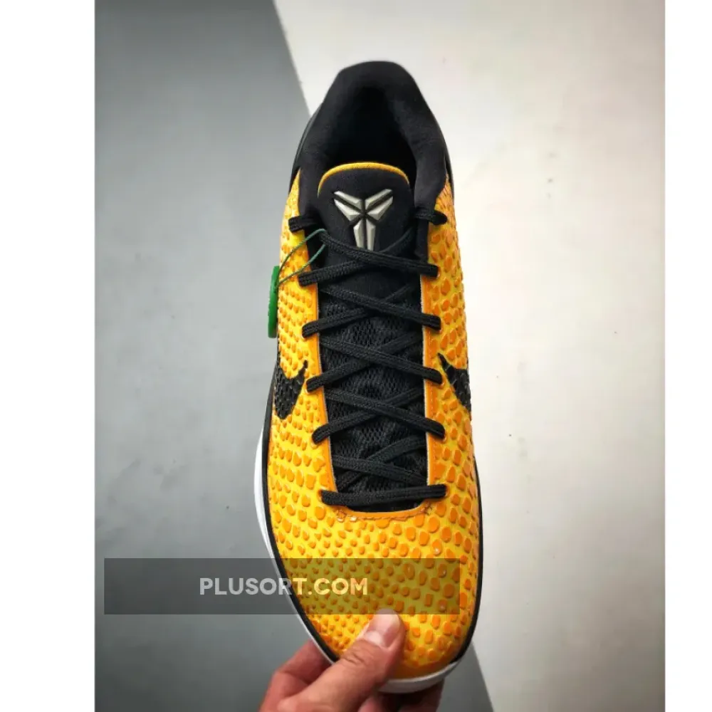 Nike Kobe 6 Del Sol/Lightbulb-Black-Tour Yellow  429659-700