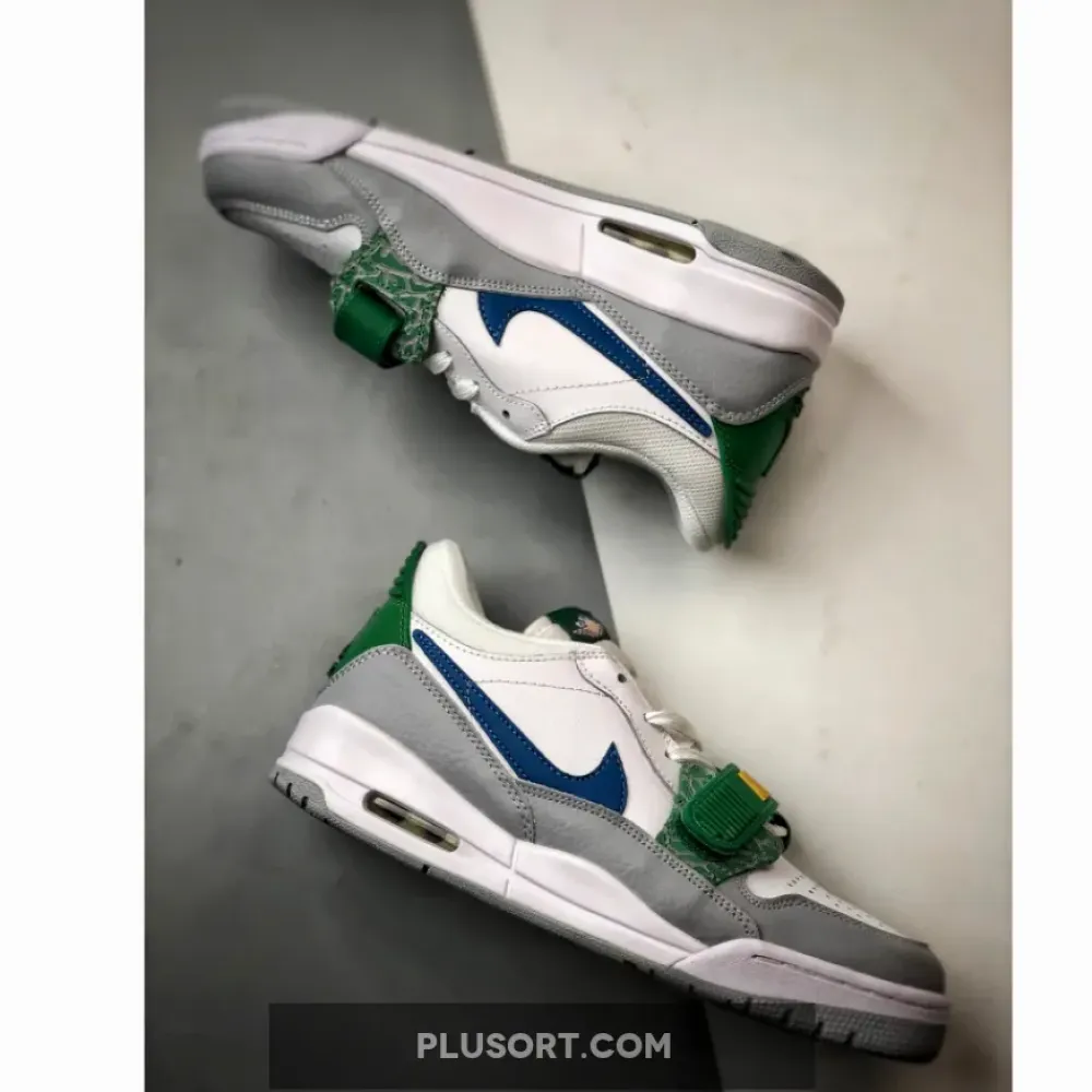 Jordan Legacy 312 Low White Grey Green  CD9054-140