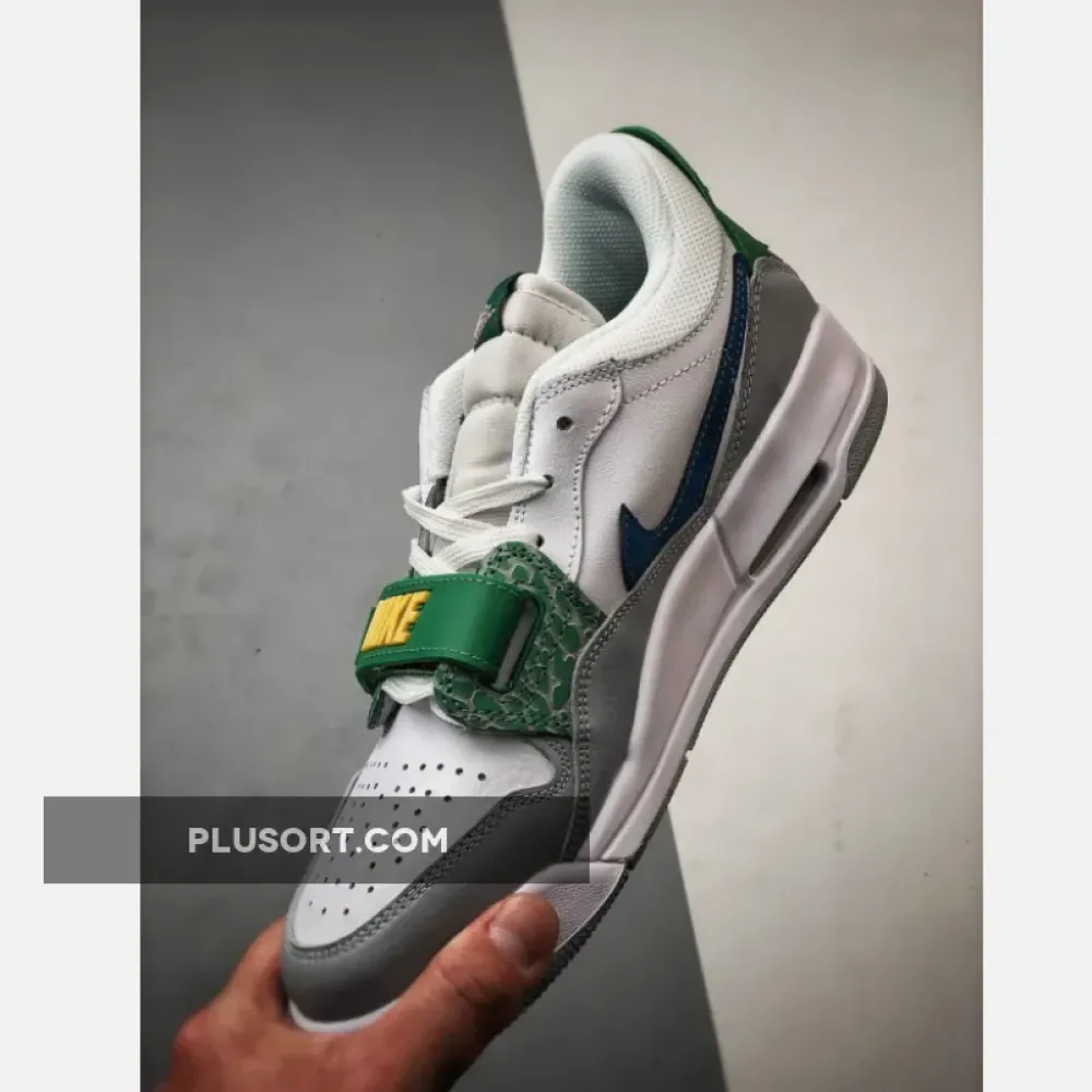 Jordan Legacy 312 Low White Grey Green  CD9054-140