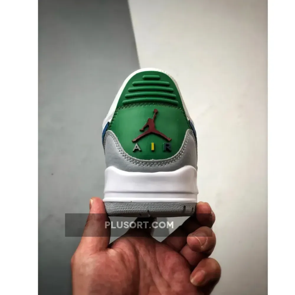 Jordan Legacy 312 Low White Grey Green  CD9054-140