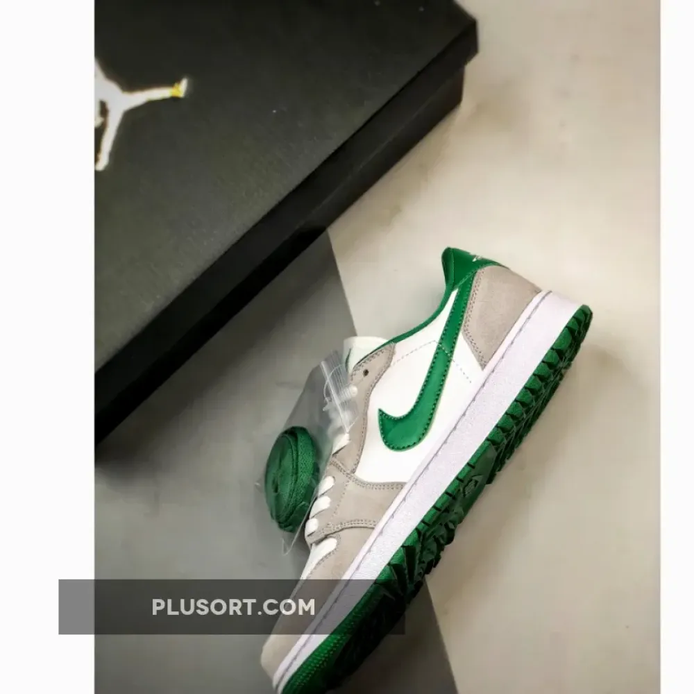 Air Jordan 1 Low Golf White/Pine Green-Light Smoke Grey  DD9315-112
