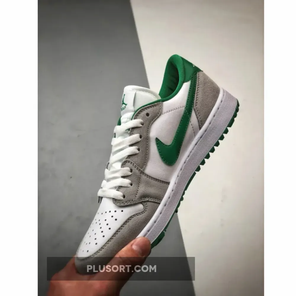 Air Jordan 1 Low Golf White/Pine Green-Light Smoke Grey  DD9315-112