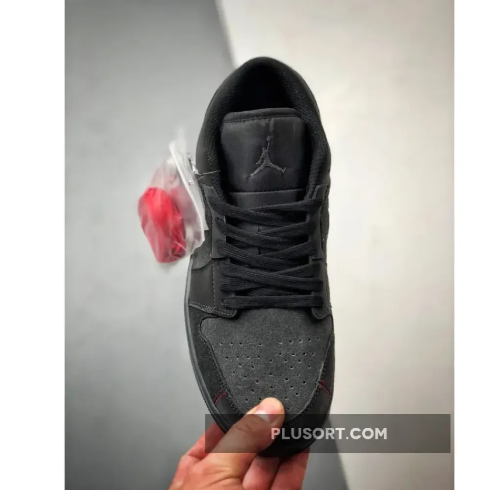 Air Jordan 1 Low Grey Red Stitch  FD8635-001