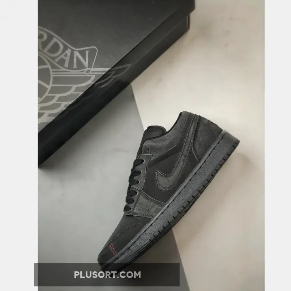 Air Jordan 1 Low Grey Red Stitch  FD8635-001