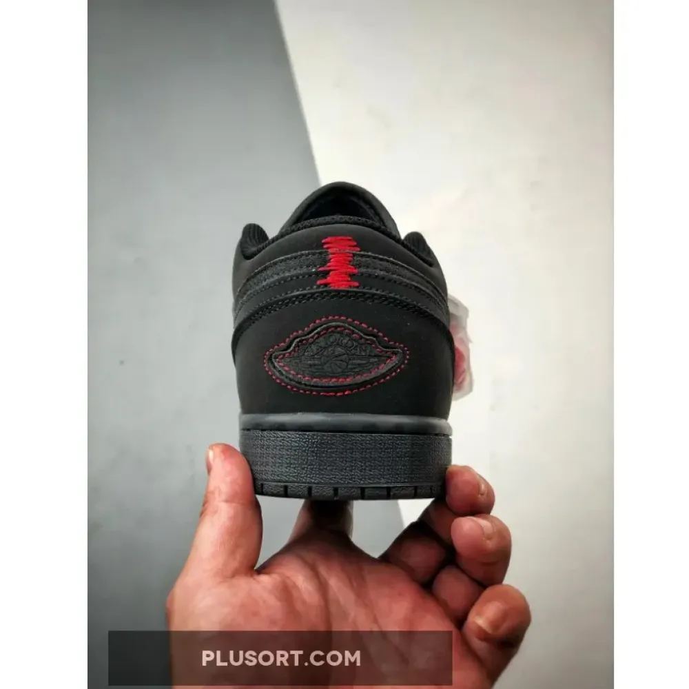 Air Jordan 1 Low Grey Red Stitch  FD8635-001