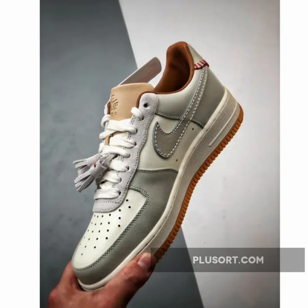 Nike Air Force 1 Low Light Bone/Sail-Tan-Gum Yellow  HF5697-001